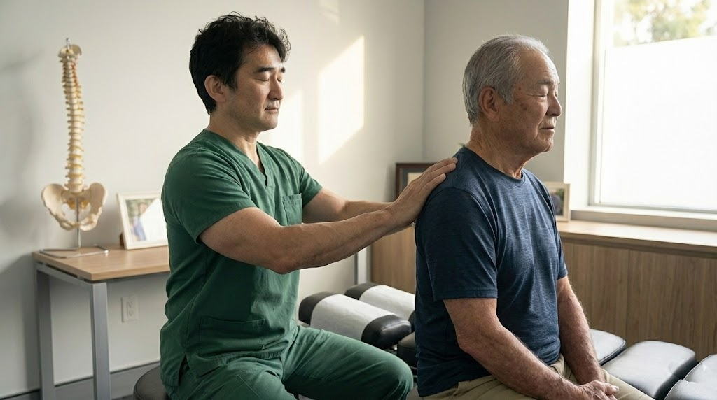 カイロプラクターを目指す動機は「稼ぎたい」等の利己的なものでも構いません。大切なのはその後の心の進化です。徒手療法大学学長・榊原直樹が、臨床を通じて得られる「能力・貢献・成長」という3つの報酬と、真のプロへの道筋を語ります。