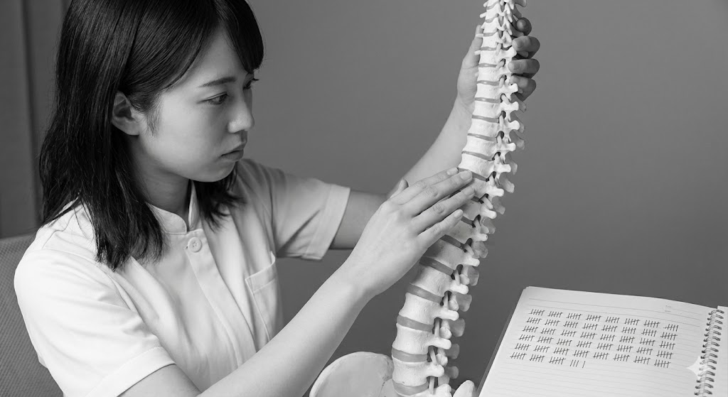 「技が自分を使い、治癒が自然に起こる時期」 これは一流の臨床家の領域です。頭で考えずとも、手が最適な治療ポイント（サブラクセーション）に吸い寄せられる感覚。いわゆる「フロー状態」です。