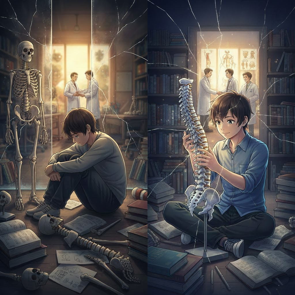 「自分にはカイロプラクターの才能がない」と諦めていませんか？それはまだ「極端に」取り組んでいないだけかもしれません。数学者・岡潔氏の言葉を借り、壁を越えた先にある本当の面白さと、没頭することの重要性を30年の臨床経験から学長が語ります。