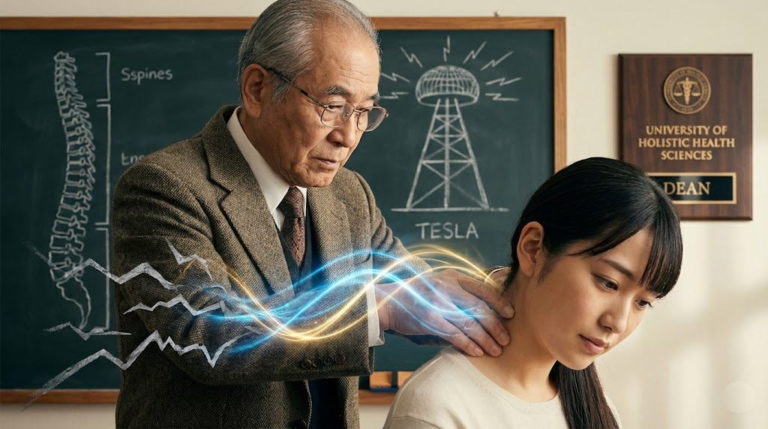 徒手療法大学学長コラム。カイロプラクターに必要なのは知識と技術だけではありません。ニコラ・テスラの「波を整える」哲学を基に、カイロプラクターとしての心構えや、施術中の「雑音」への気づき方を解説。真の健康を導くためのマインドセットとは。