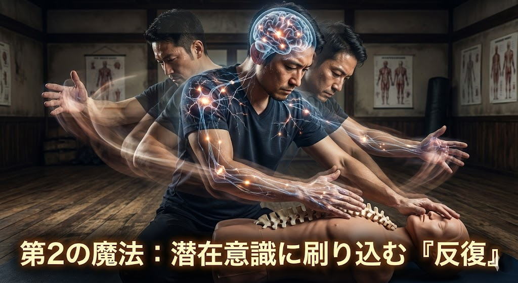 カイロプラクター・治療家向け】自己流の練習は今すぐやめてください。才能ゼロからでも達人になれる、徹底的な「素直さ」と「反復」の力とは。米国での臨床経験を持つ榊原直樹D.C.が、知識を「治せる技術」に変えるための具体的なプロセスを熱く語ります。