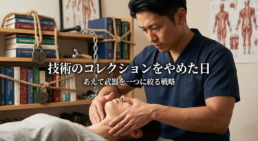 カイロプラクターの技術向上に必要なのは「足し算」ではない。あえて武器を一つに絞る戦略